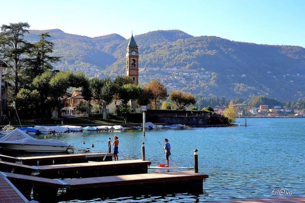 Tresa Bay House - Lugano Lake Lavena Ponte Tresa Kültér fotó